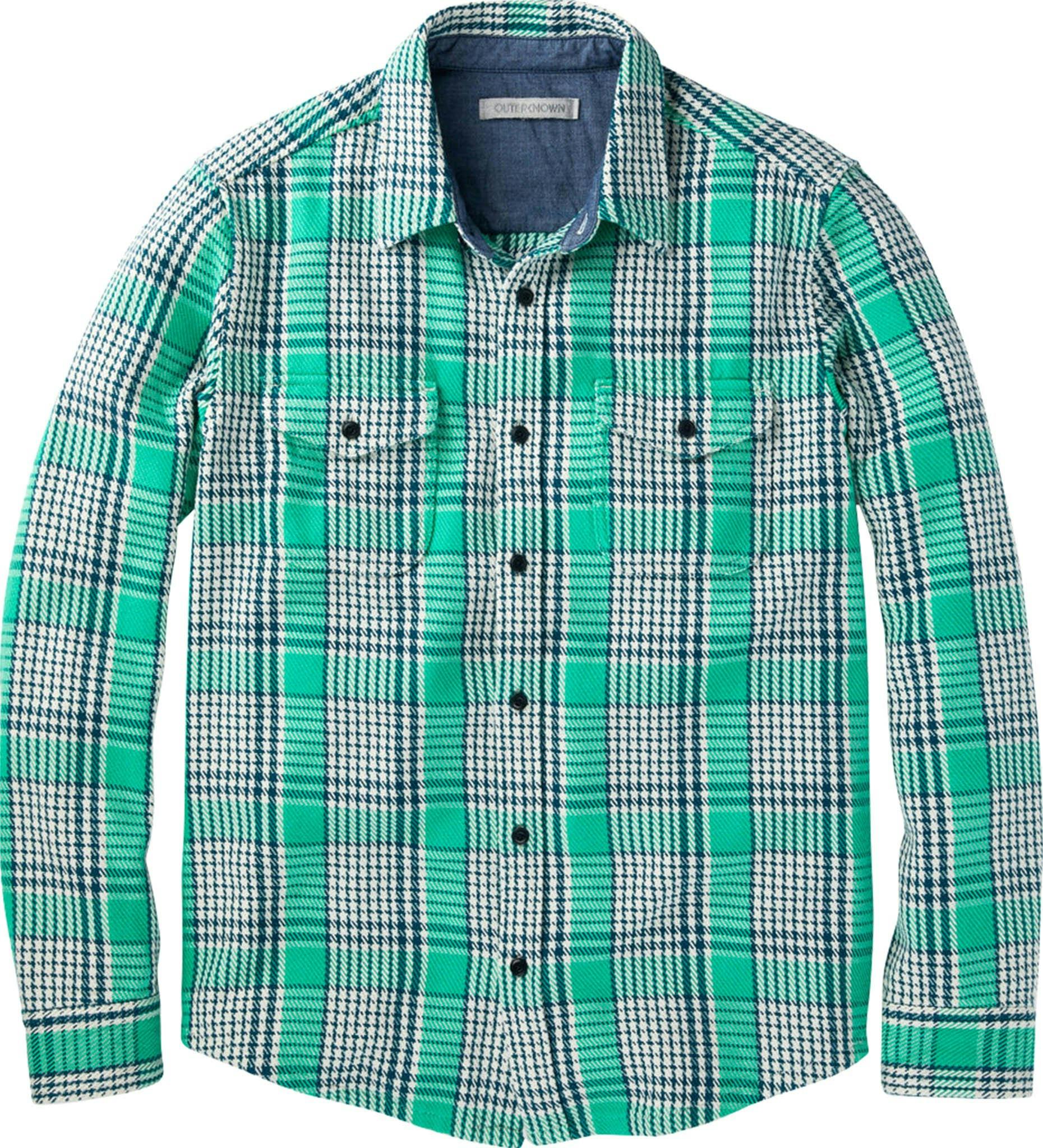 Sea Green Graph Plaid