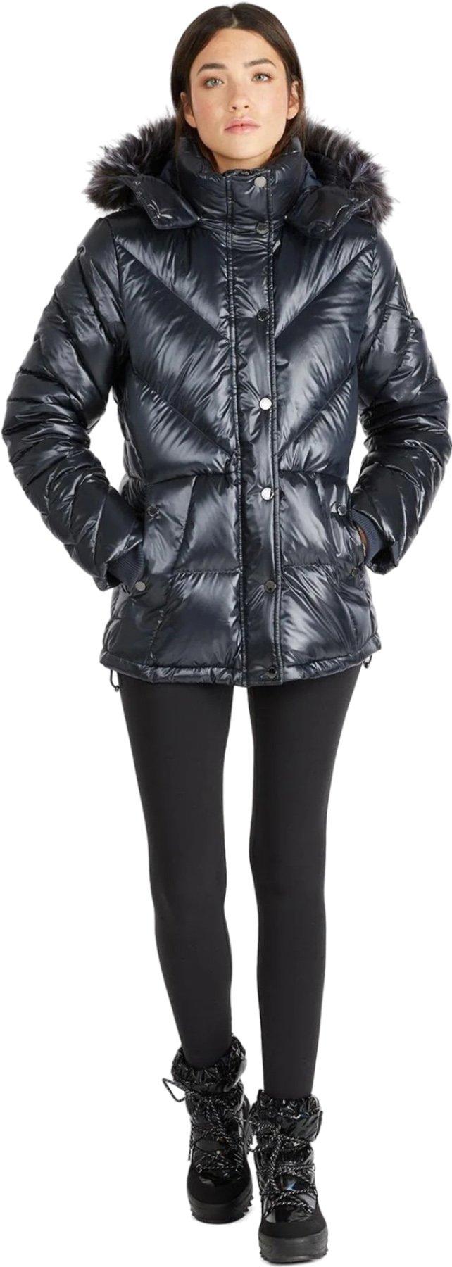 Product image for Viktoria Quilted Puffer Jacket with Detachable Faux Fur Trim and Hood - Women's