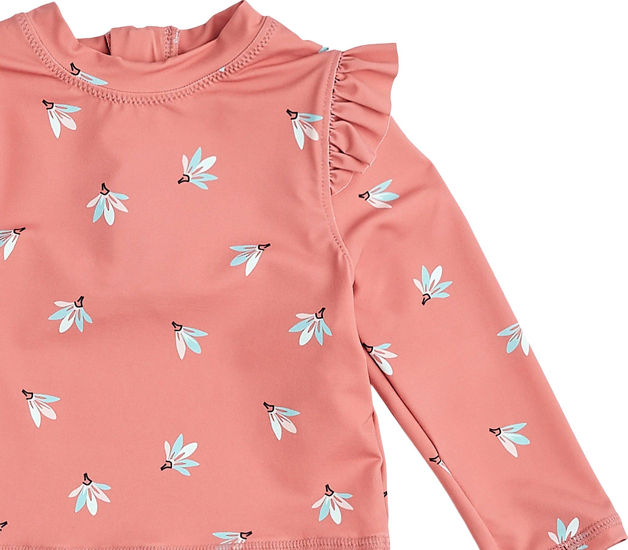 Product gallery image number 3 for product Long-Sleeve Rashguard Swim Set - Baby Girl