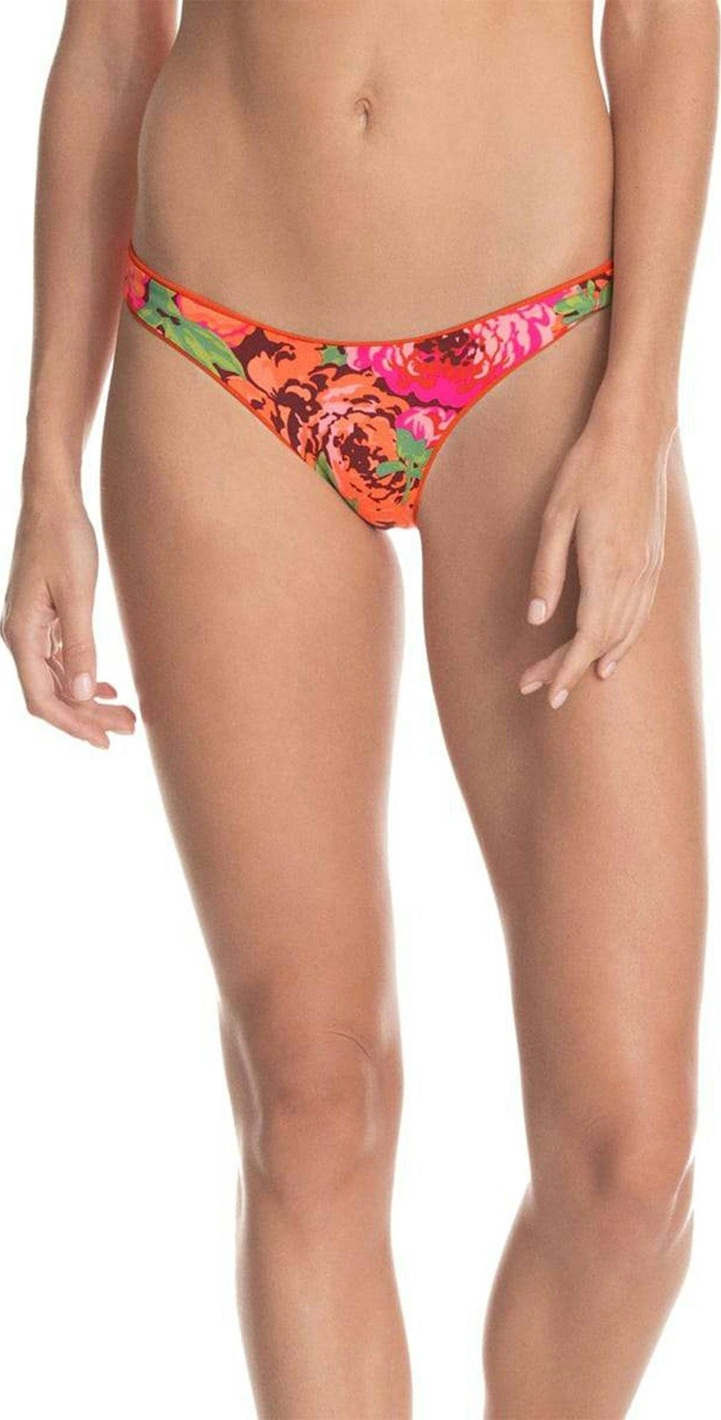 Product gallery image number 1 for product Ginger Orange Flirt Thin Side Cheeky Cut Bikini Bottom - Women's