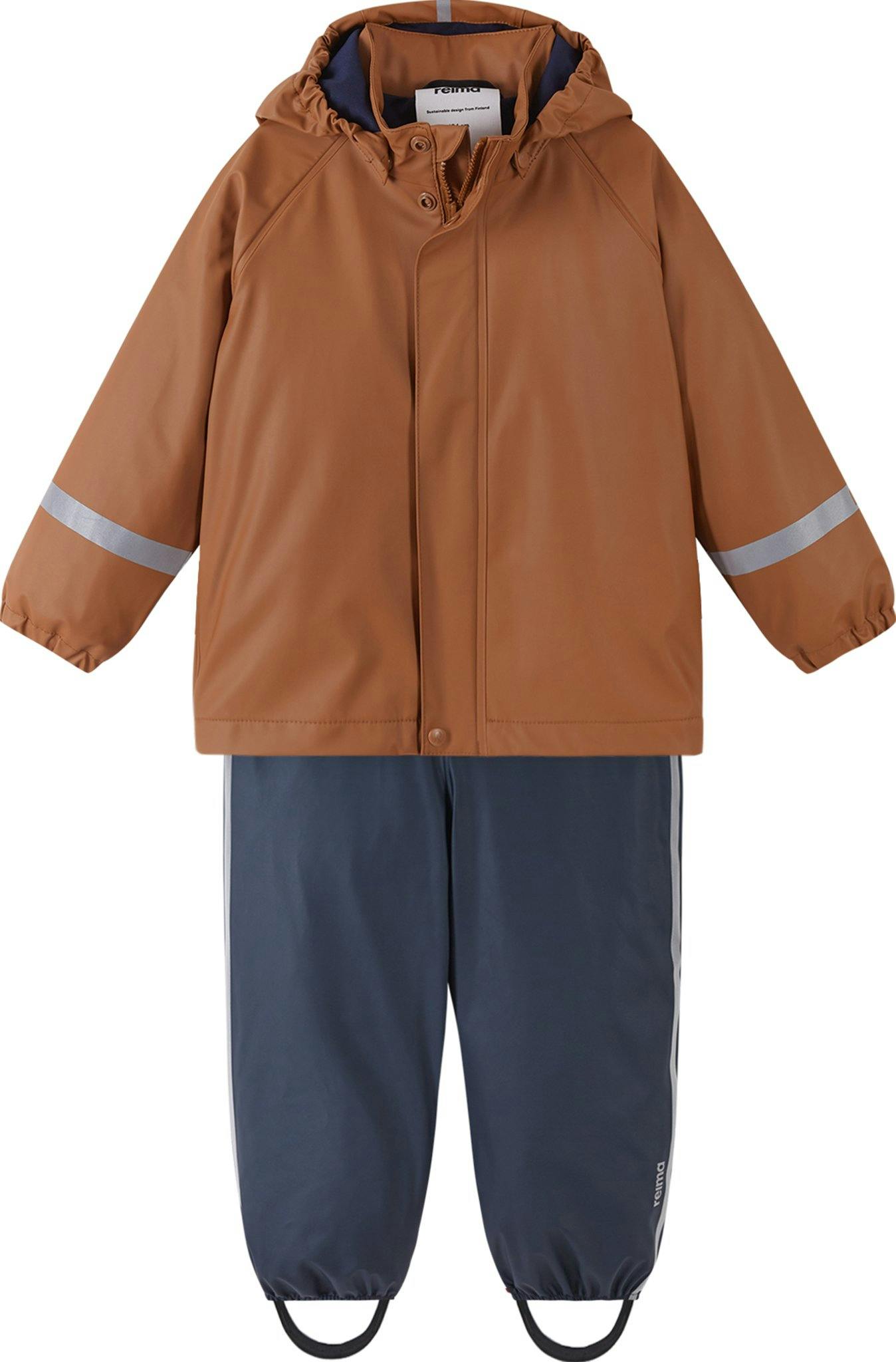 Product gallery image number 1 for product Tipotella Waterproof Two-Piece Lined Rain Set - Youth