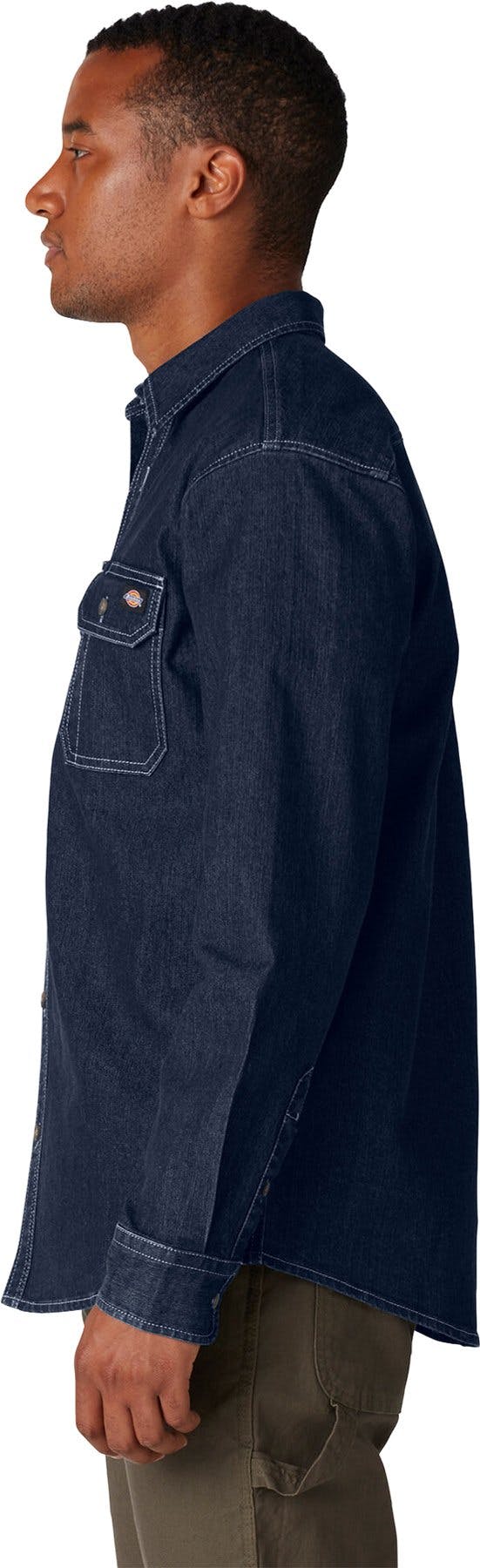 Numéro de l'image de la galerie de produits 5 pour le produit Chemise à manches longues en denim Flex - Homme