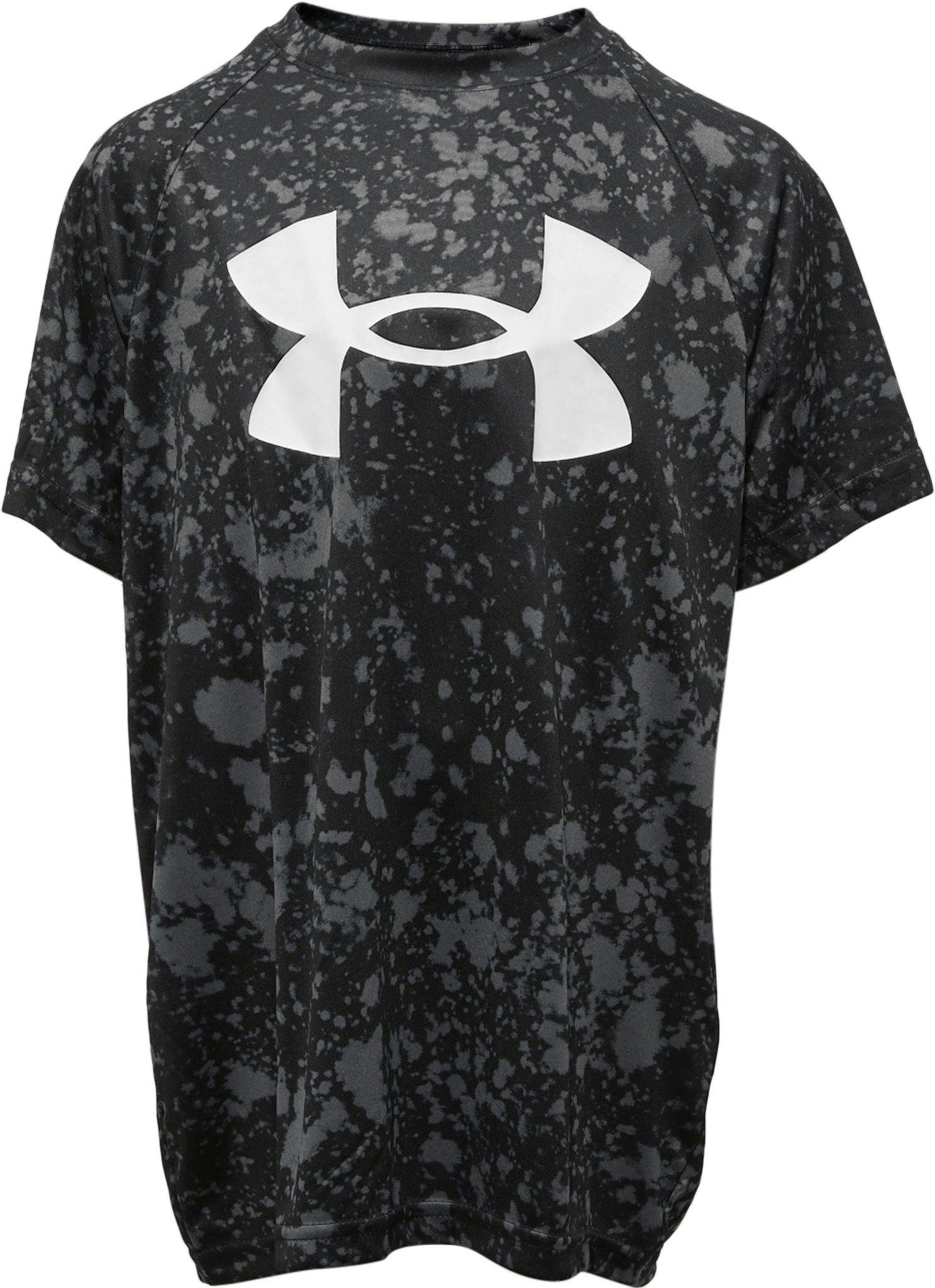 Product image for Tech Big Logo Printed Short Sleeve Training T-Shirt - Boys