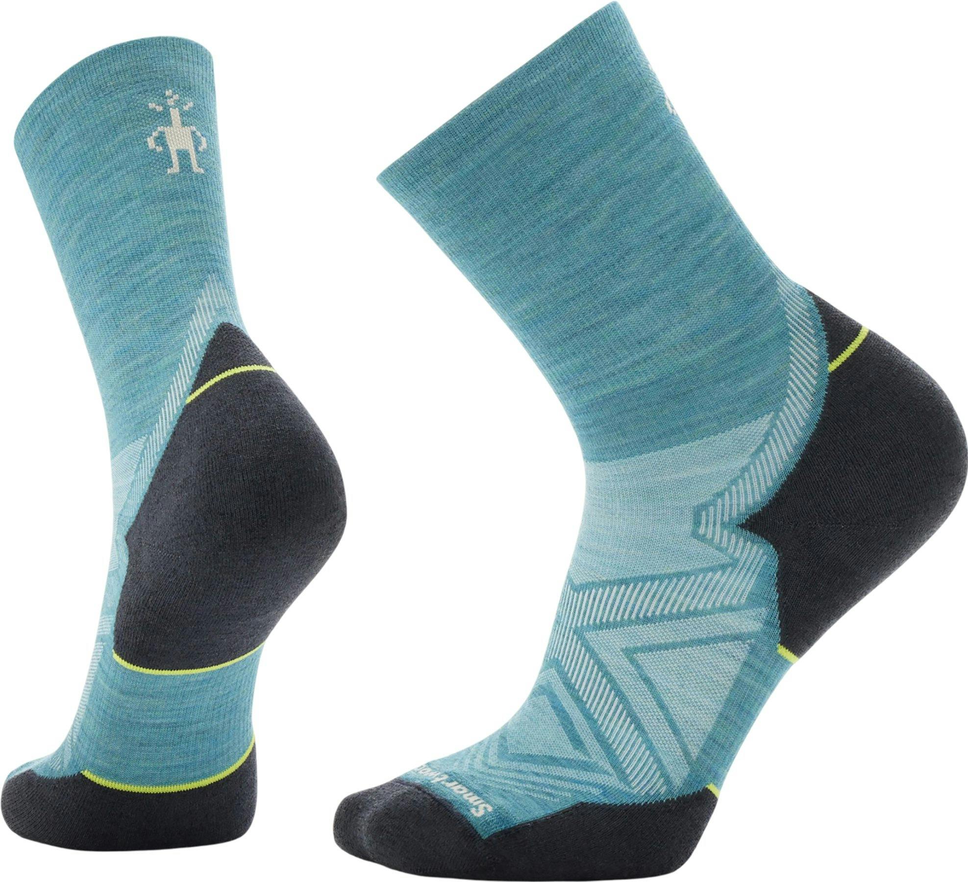 Product image for Performance Run Targeted Cushion Mid Crew Socks - Unisex