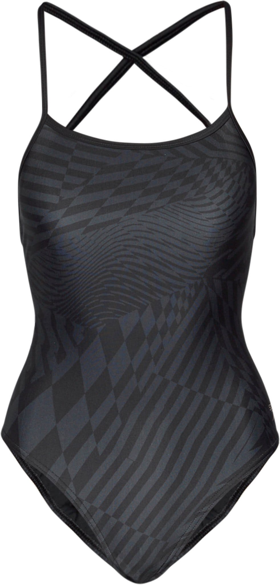 Numéro de l'image de la galerie de produits 1 pour le produit Maillot de bain une pièce imprimé Double X Back - Femme