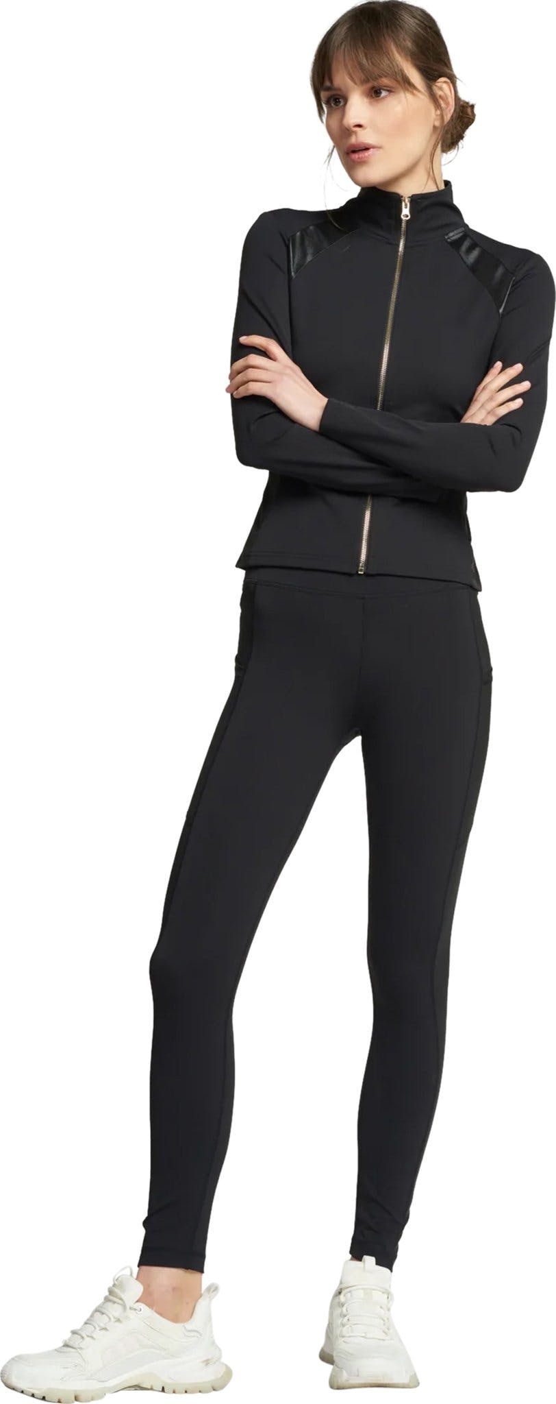 Product gallery image number 1 for product Bobby High Waisted Metallic Legging - Women's