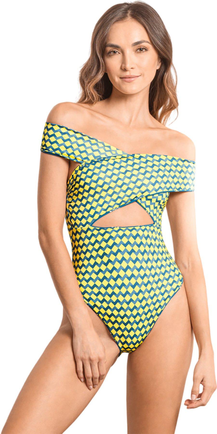 Product gallery image number 5 for product Ivette Stencil Stamp One Piece Swimsuit - Women's