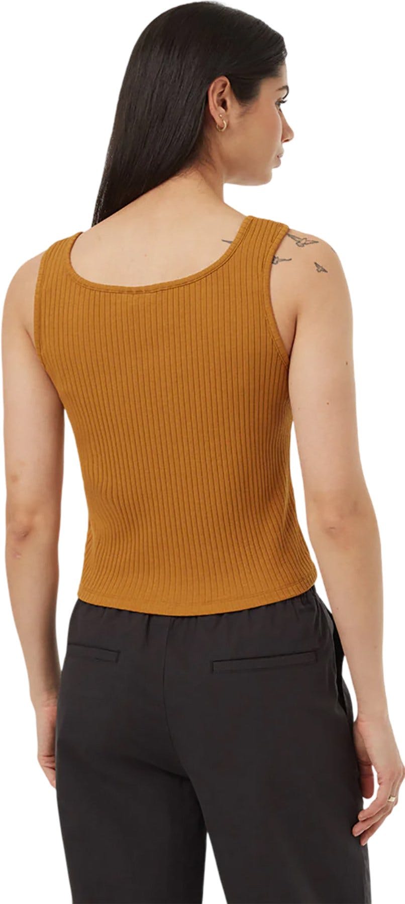 Product gallery image number 2 for product Rib Button Front Tank Top - Women's