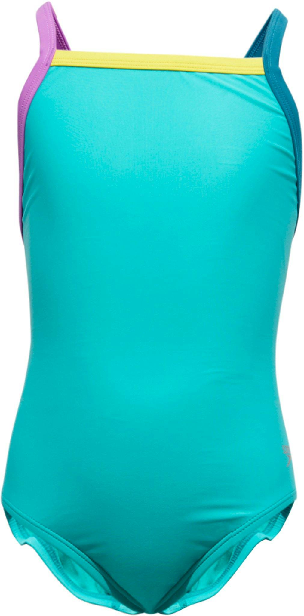 Product gallery image number 1 for product Solid Propel Back One Piece Swimsuit - Girls