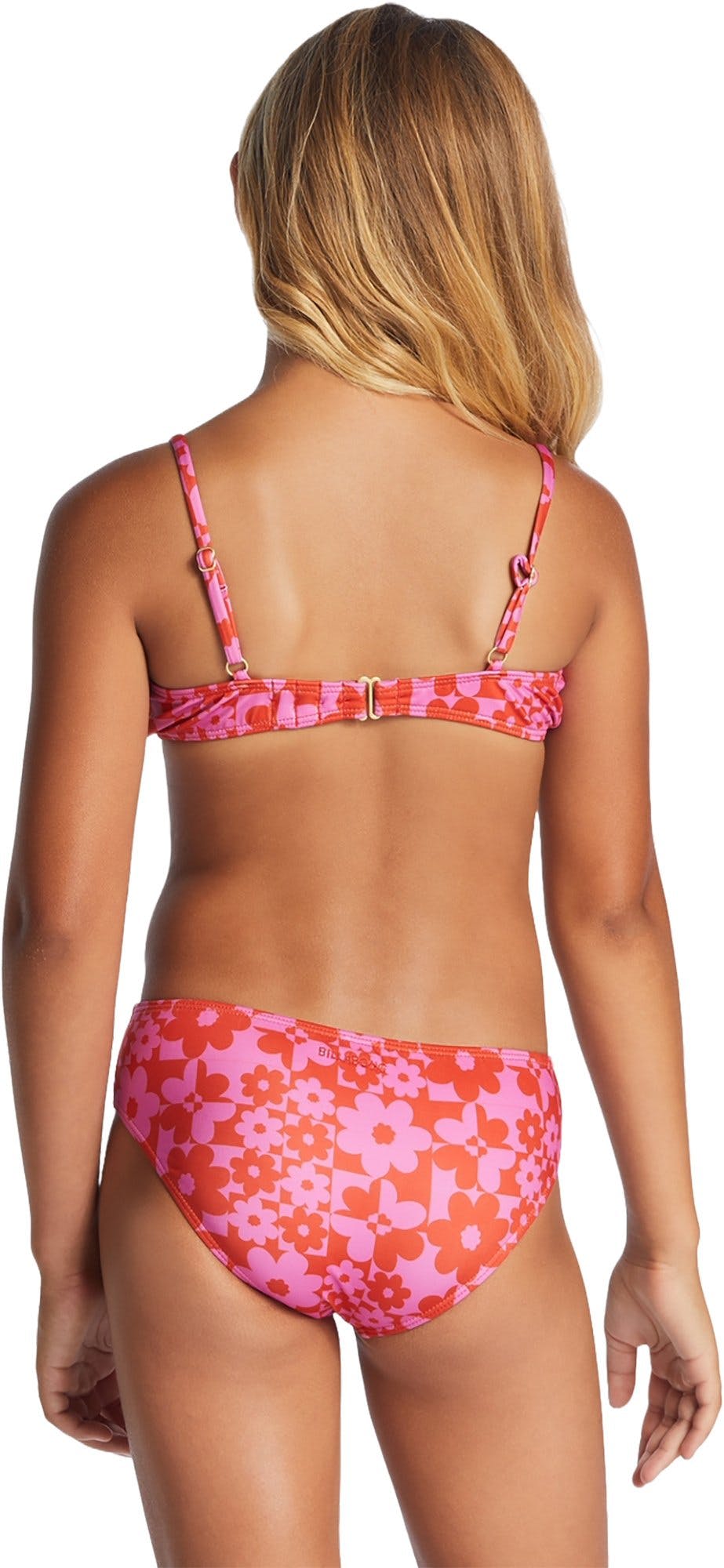 Product gallery image number 2 for product Love Letter Shirred Two Piece Tank Bikini Set - Girls