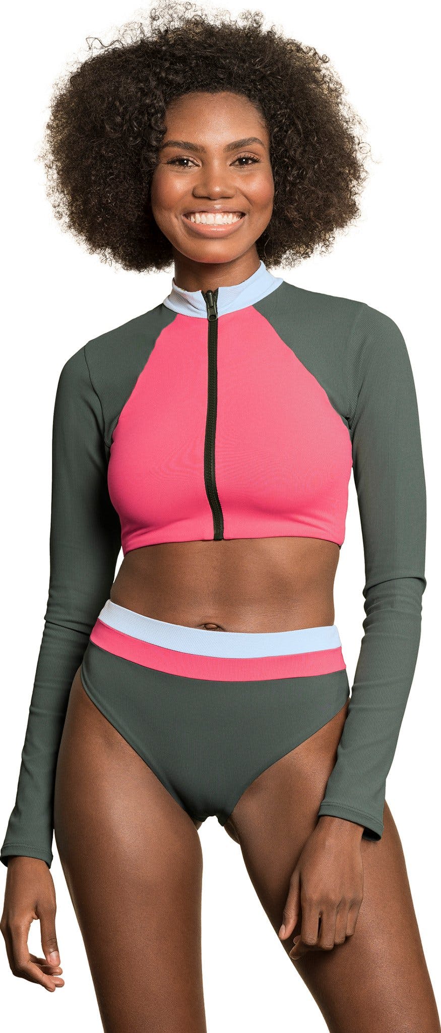 Product gallery image number 1 for product Lark Long Sleeve Bikini Top Reversible - Women's
