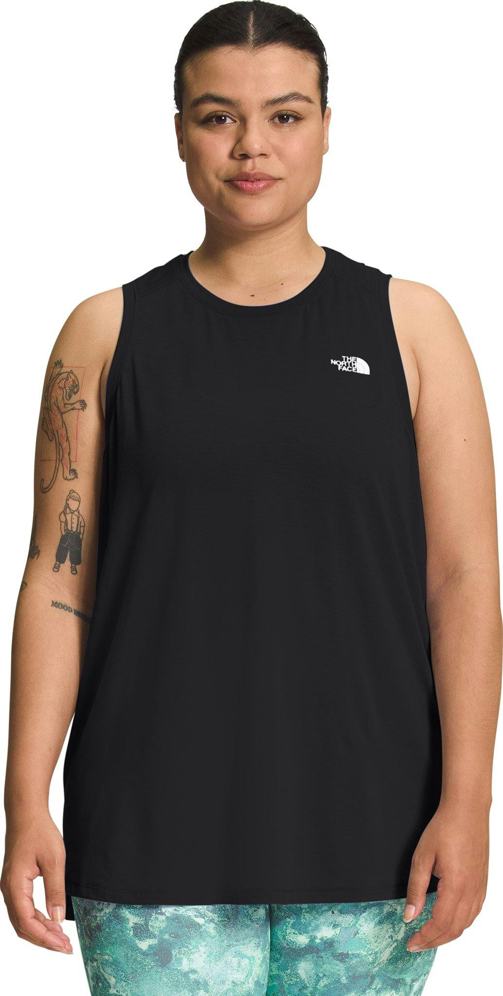Product gallery image number 1 for product Wander Plus Size Slitback Tank Top - Women’s 