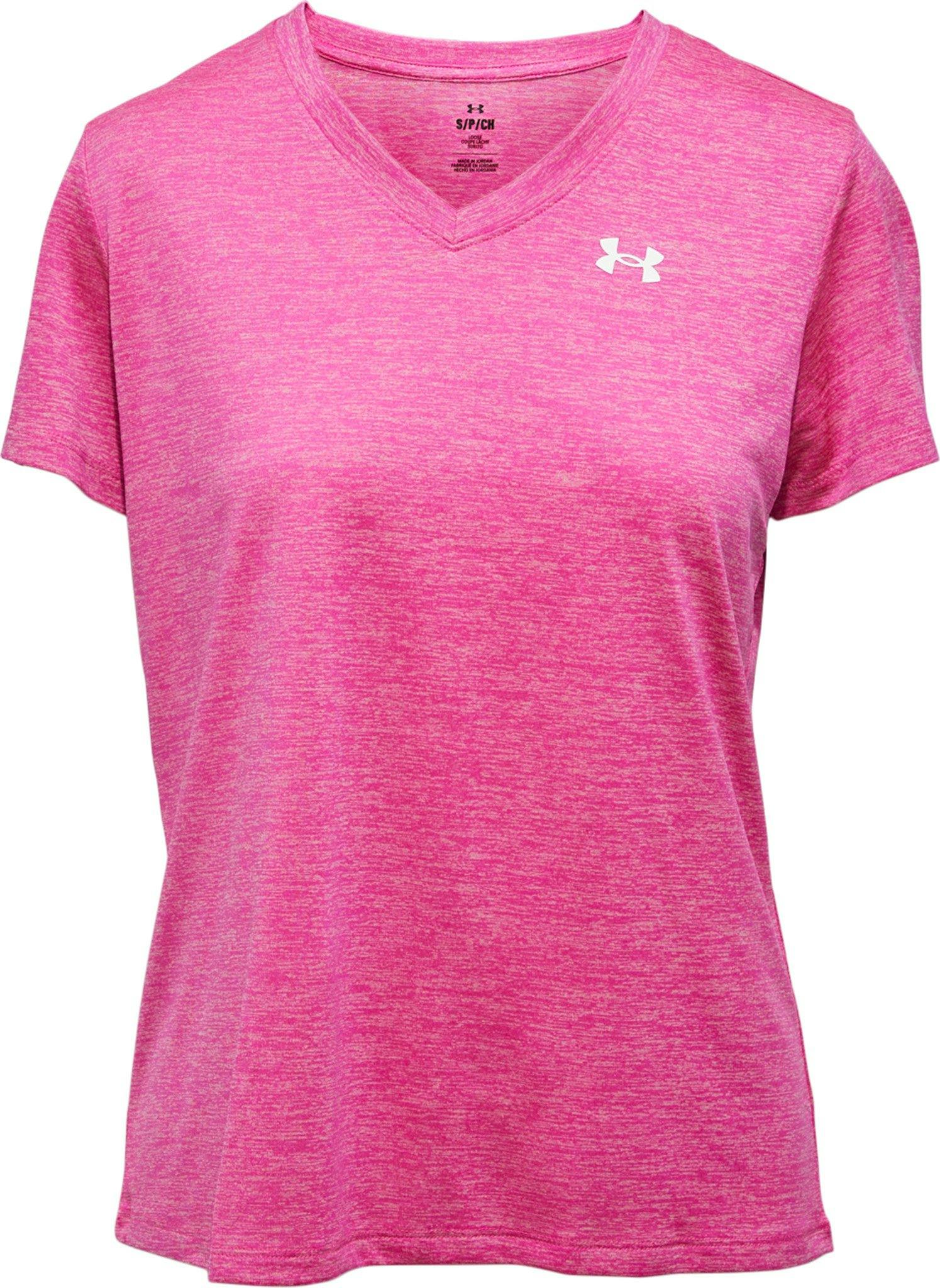 Product image for UA Tech Twist V-Neck Short Sleeve T-Shirt - Women's