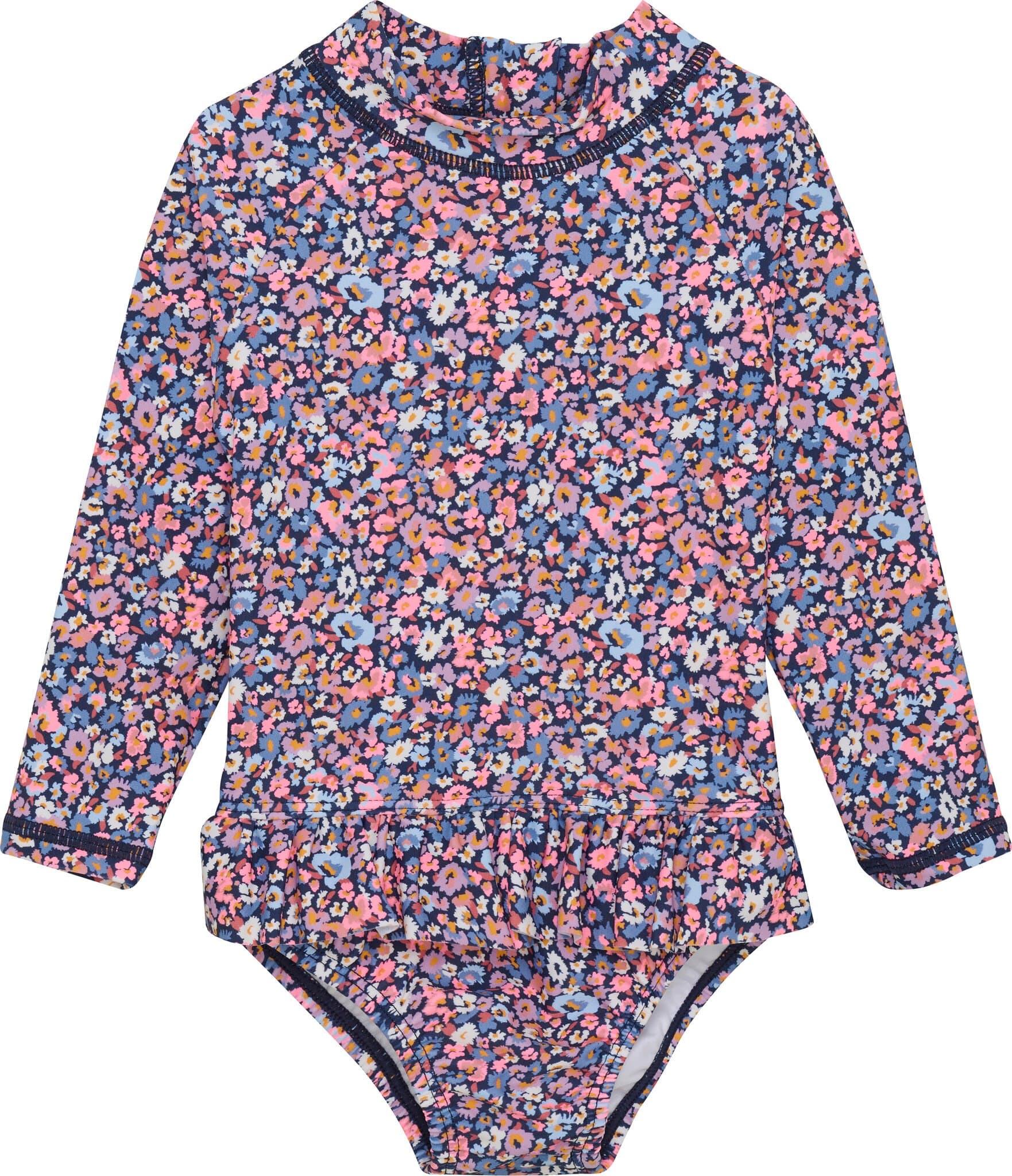 Product image for All-Over Print Long Sleeve Swimsuit - Baby Girls