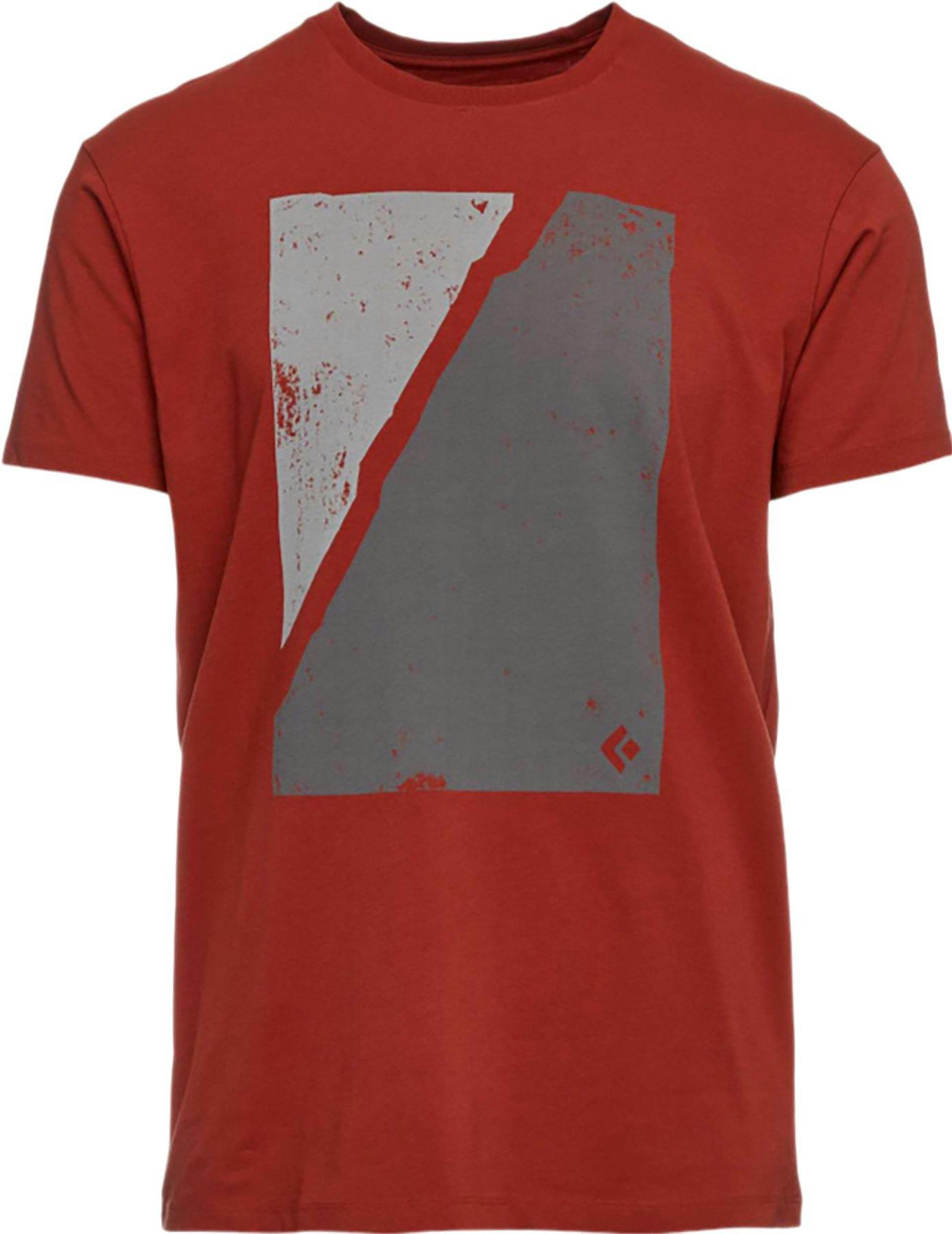 Image de produit pour T-shirt de montagne à imprimé bloc - Homme