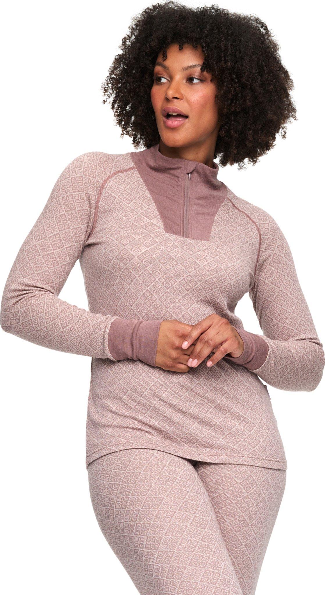 Numéro de l'image de la galerie de produits 3 pour le produit Couche de base à demi-glissière Cashmere Mix Voss - Femme