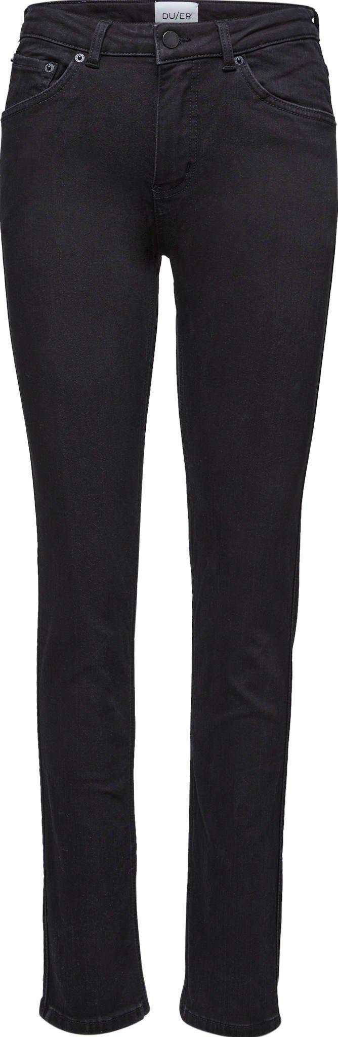 Product image for Fireside Denim Slim Fit Straight Jeans - Black - Women's