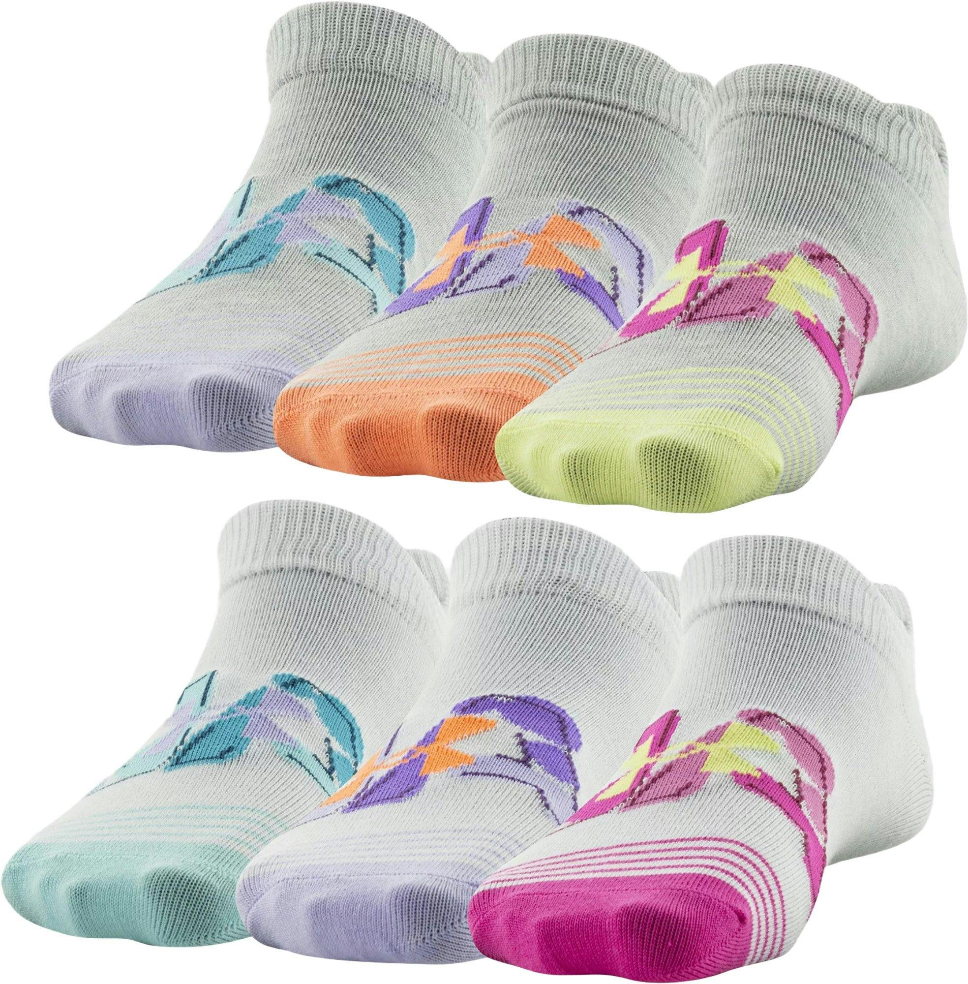 Product image for UA Essentials No Show Socks 6 Pack - Girls