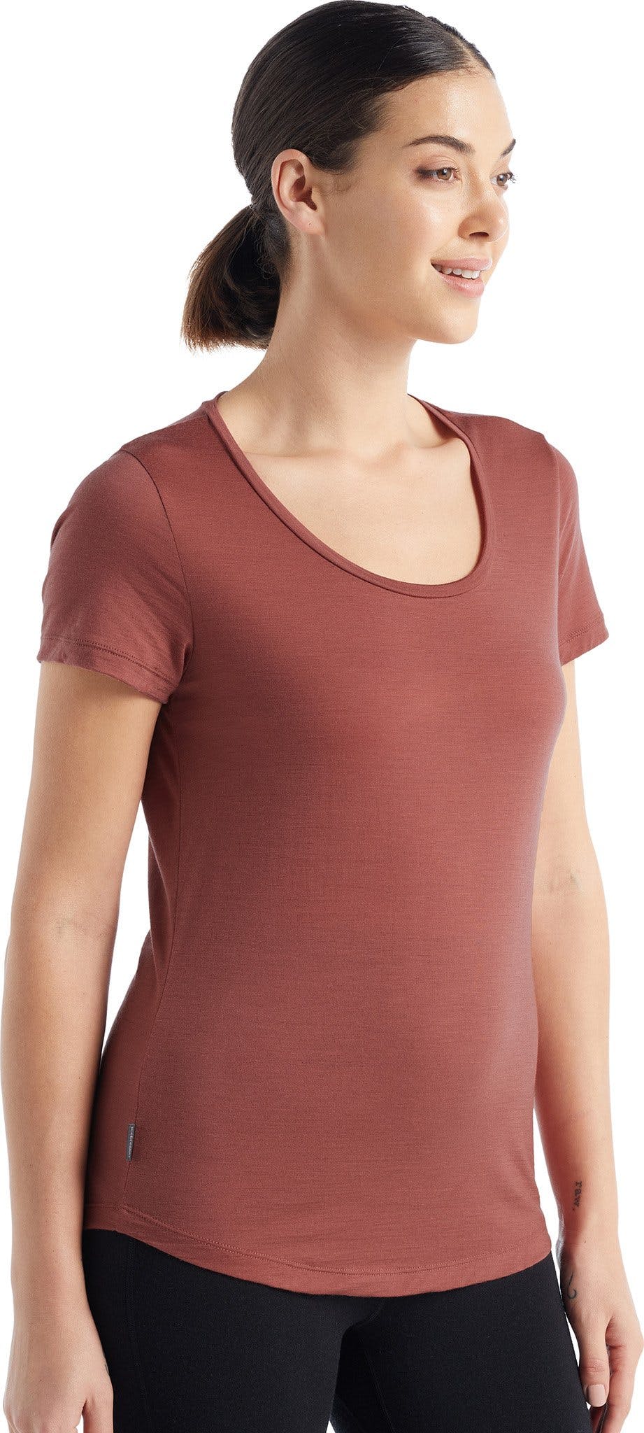 Product gallery image number 2 for product Sphere II SS Scoop Neck Tee - Women's