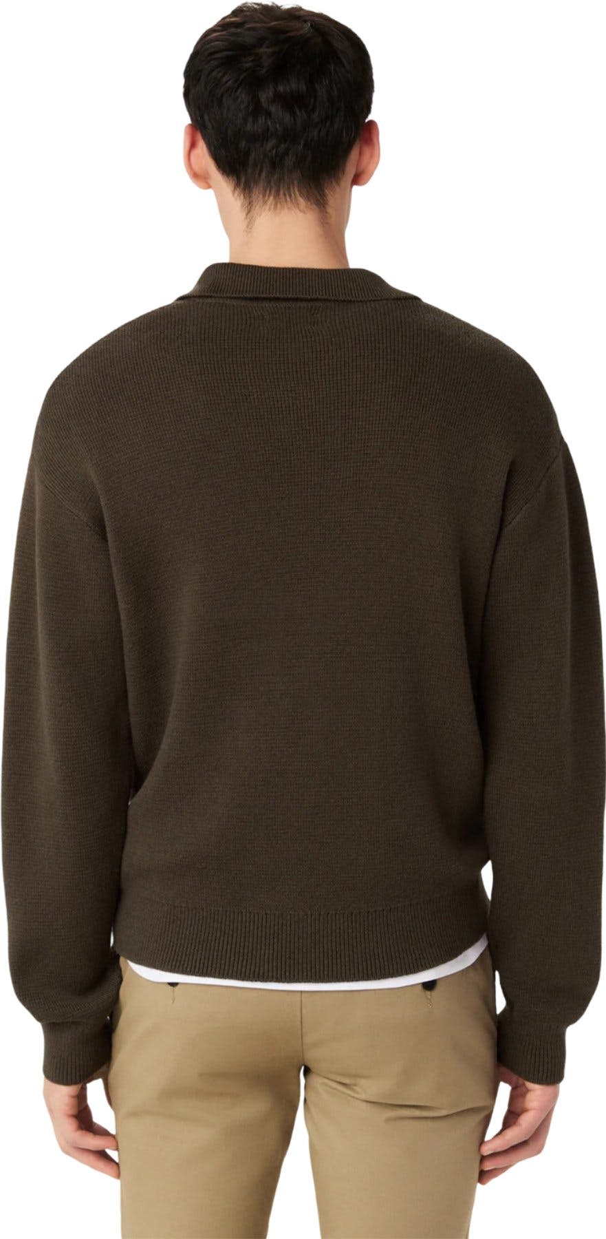 Product gallery image number 2 for product Relaxed Johnny Collar Sweater - Men's