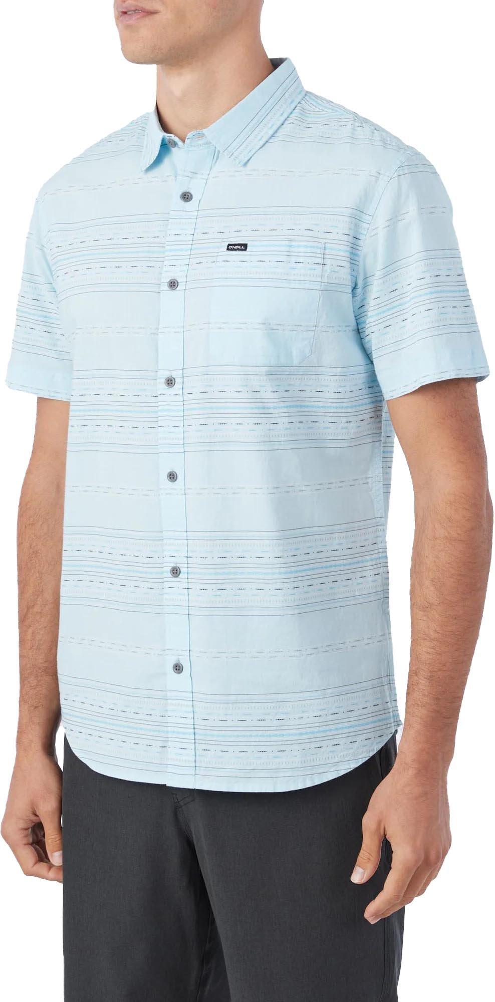 Product gallery image number 3 for product Seafaring Stripe Short Sleeve Standard Shirt - Men’s