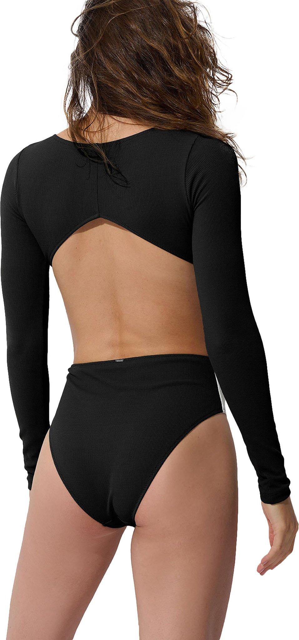 Numéro de l'image de la galerie de produits 4 pour le produit Rashguard 1 pièce à glissière avant - Femme