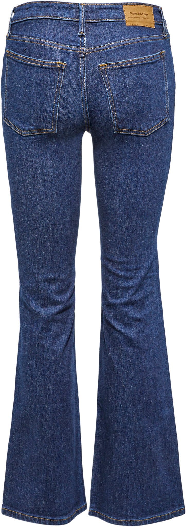 Numéro de l'image de la galerie de produits 3 pour le produit Jean taille mi-haute à jambe semi-évasée Joan - Femme