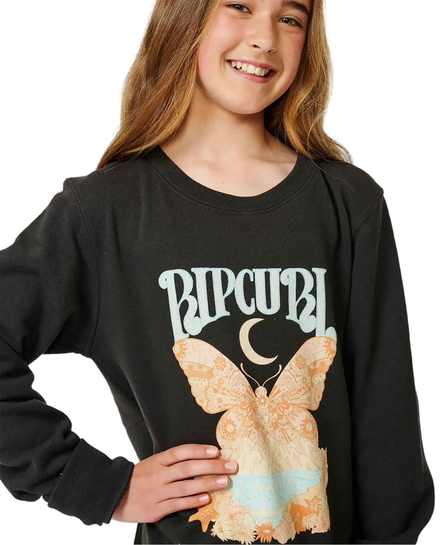 Product gallery image number 2 for product Sun Butterfly Crewneck Sweater - Girls