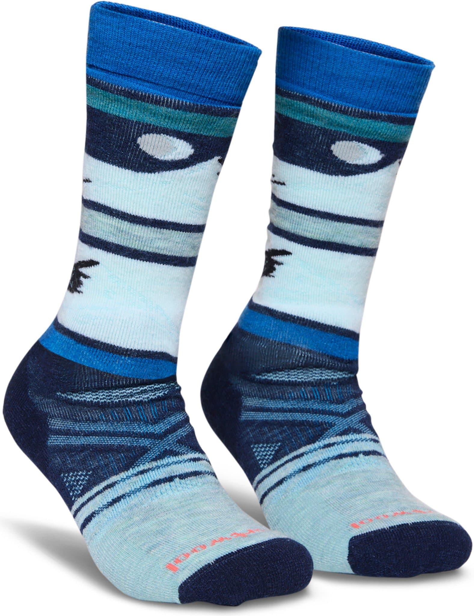 Image de produit pour Chaussettes de ski sous genou à matelassage intégral Midnight Ski Pattern OTC - Unisexe