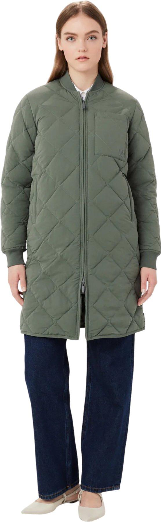 Numéro de l'image de la galerie de produits 6 pour le produit Blouson aviateur maxi réversible Skyline - Femme