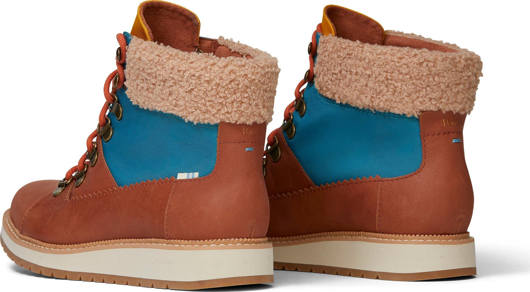 Product gallery image number 3 for product Waterproof Leather Hazel Leather Harbor Blue Techy Nylon Mesa Boots - Women's