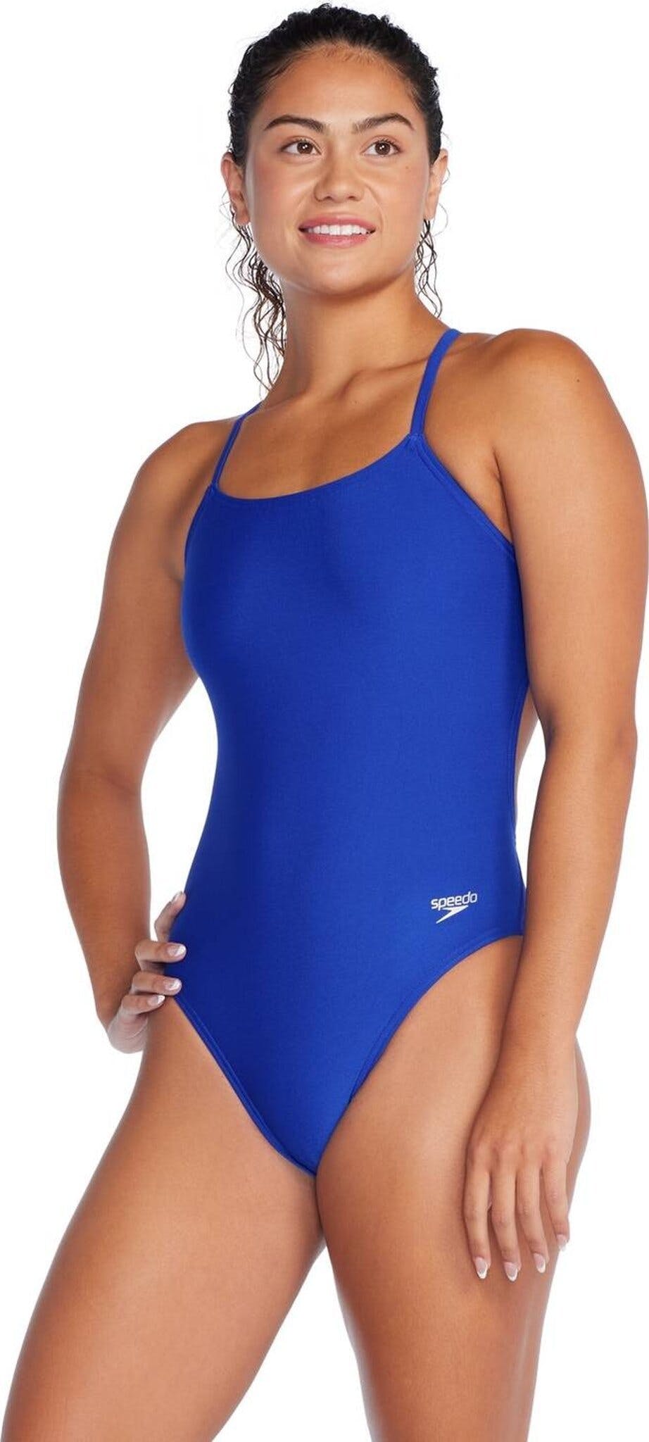 Product image for Solid Tie Back One Piece Swimsuit - Women's