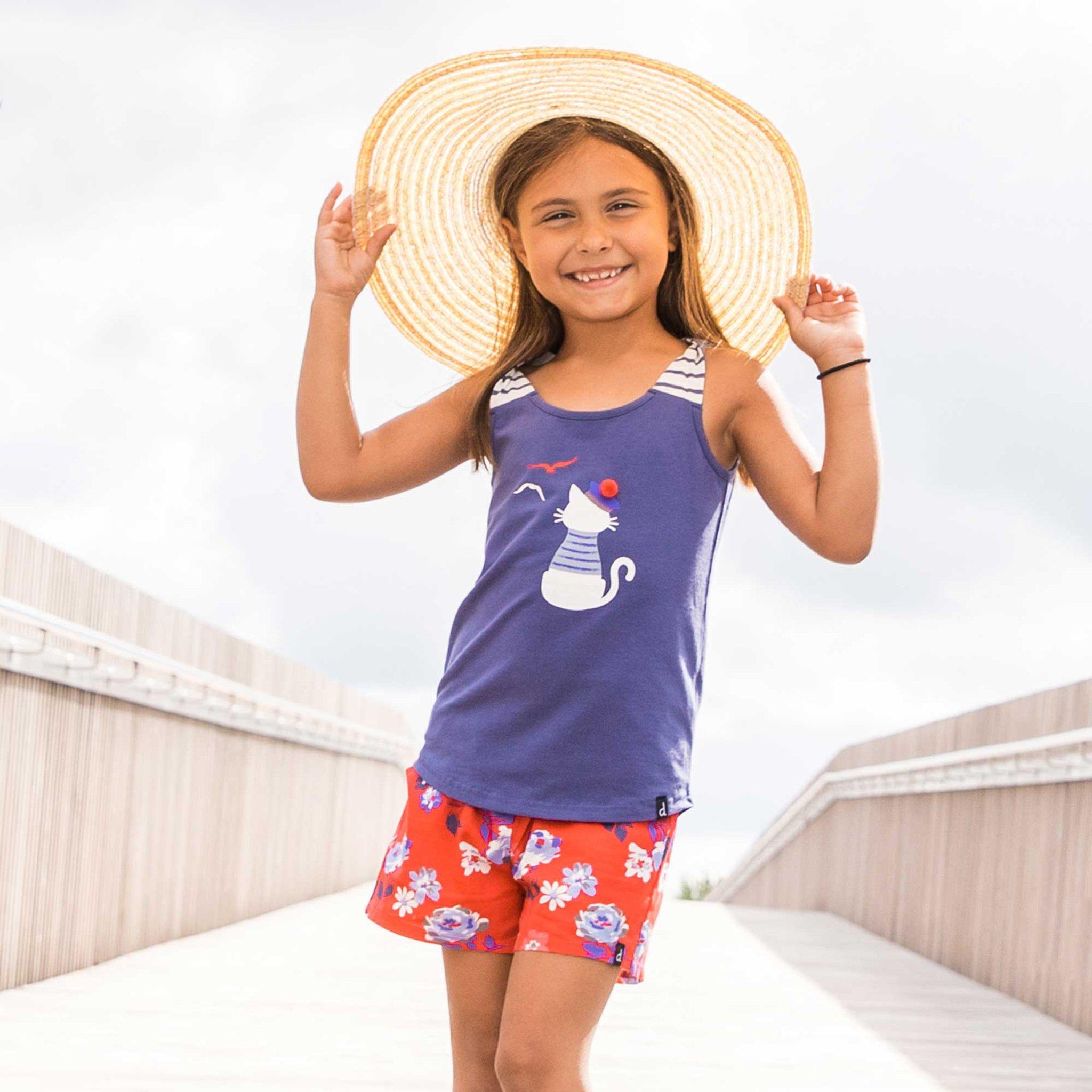 Product gallery image number 2 for product Organic Cotton Graphic Tank Top - Little Girls