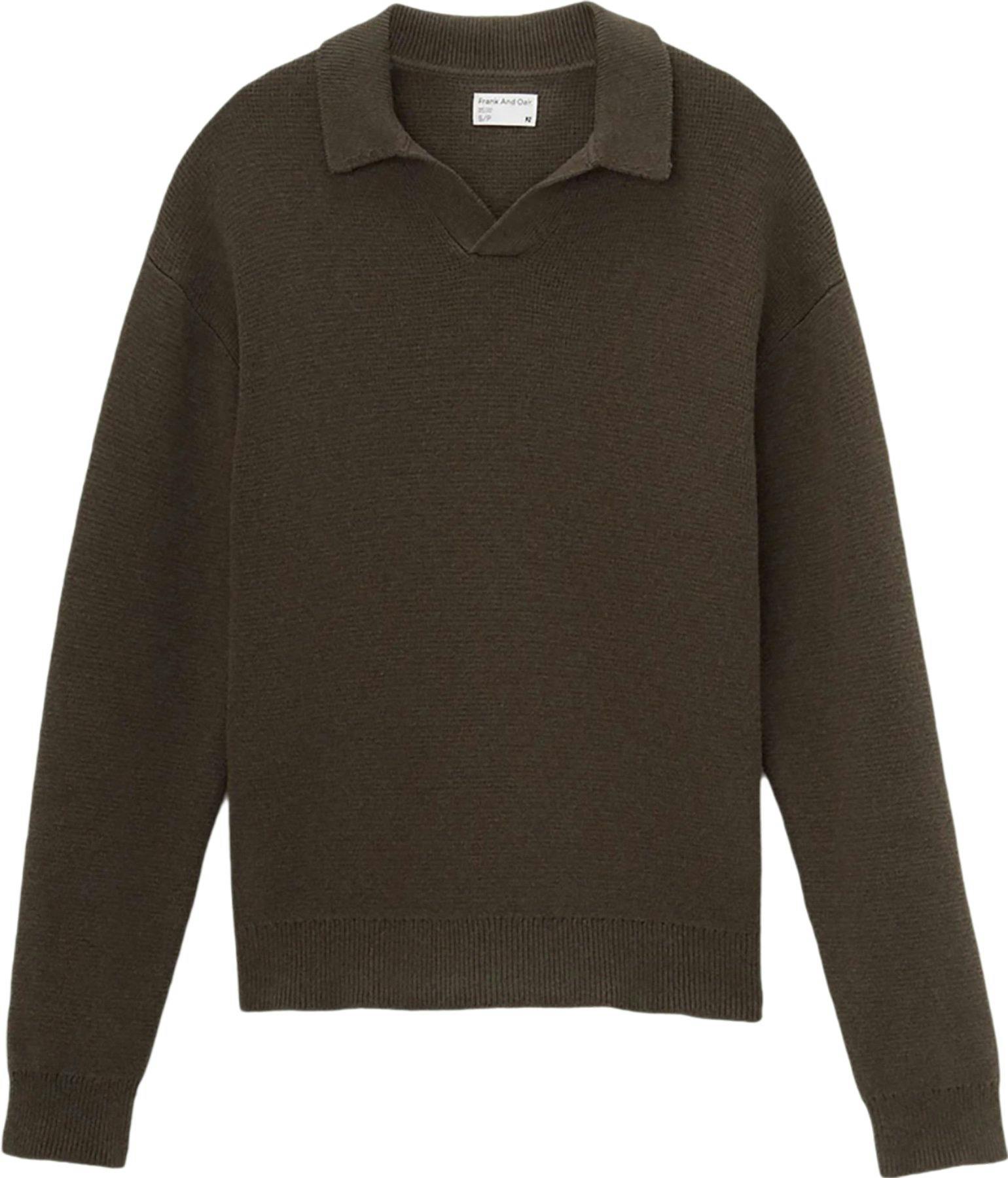 Product gallery image number 1 for product Relaxed Johnny Collar Sweater - Men's