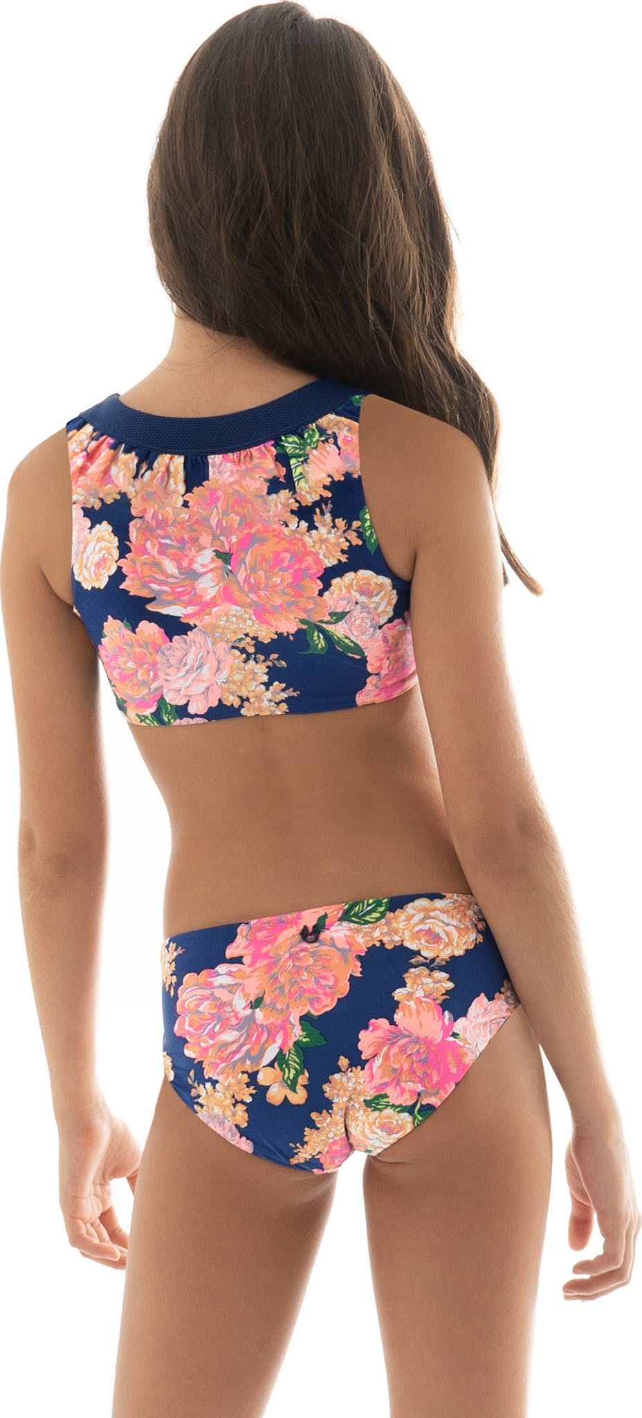 Product gallery image number 2 for product Peony Bellflower Bikini Set - Girl's