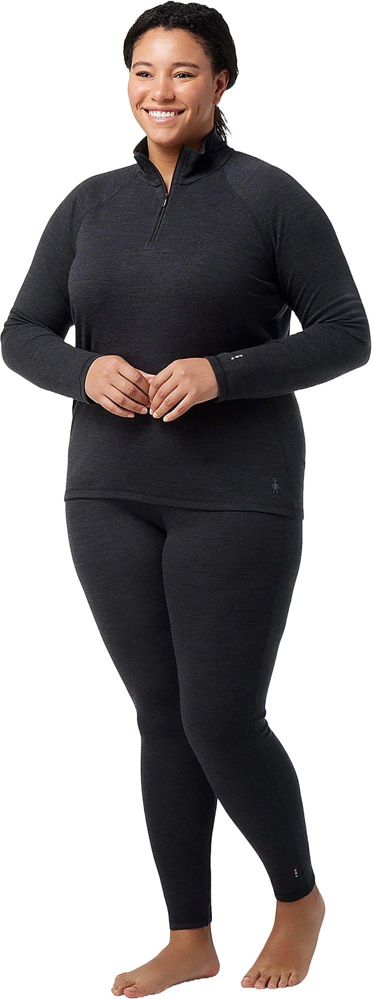 Product gallery image number 3 for product Classic Thermal Merino Plus Size 1/4 Zip Base Layer - Women's