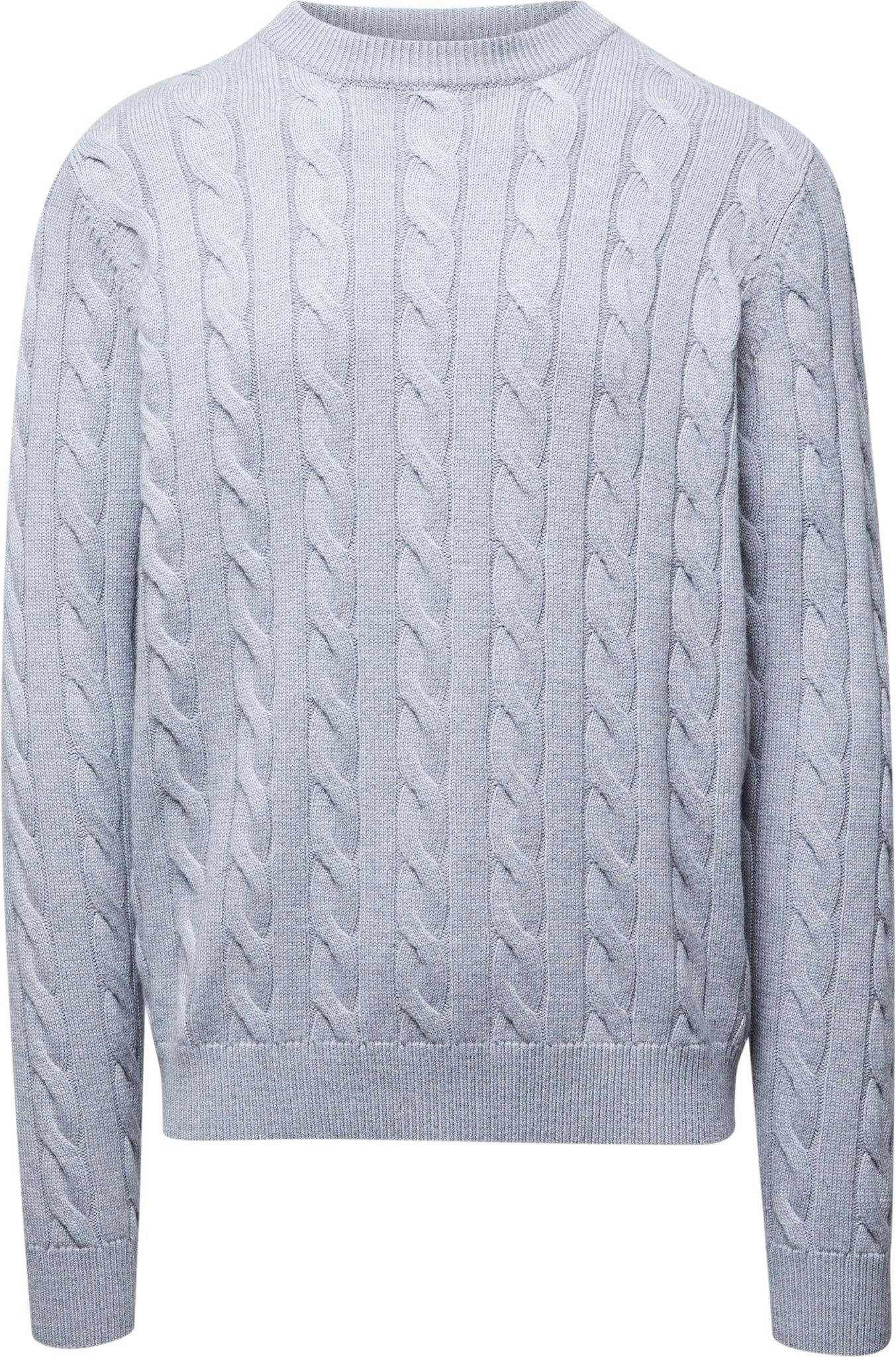 Product image for Dalston Midweight Merino Cable Knit Sweater - Unisex