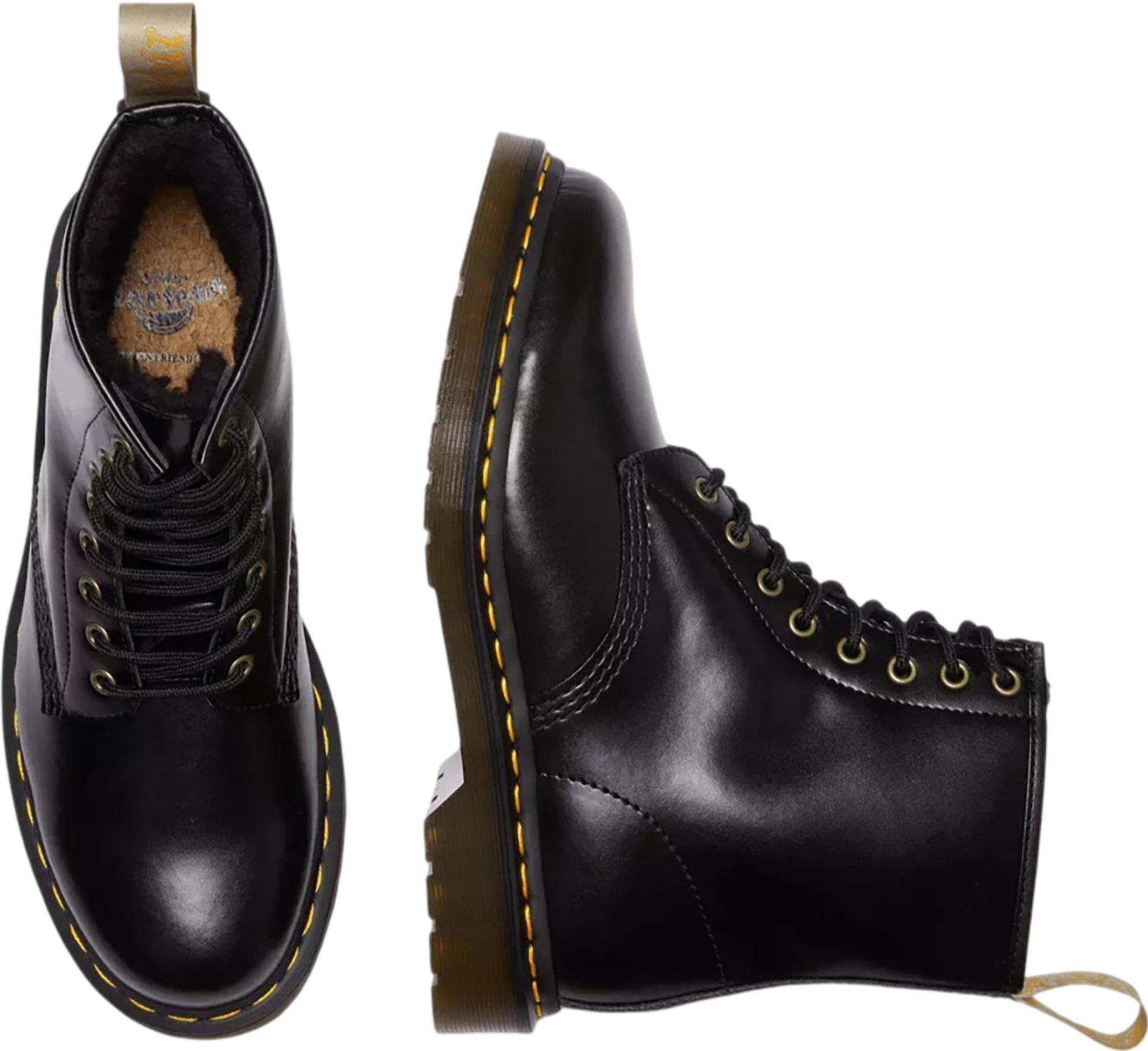 Product gallery image number 5 for product Vegan 1460 Borg Lined Lace Up Boots - Unisex