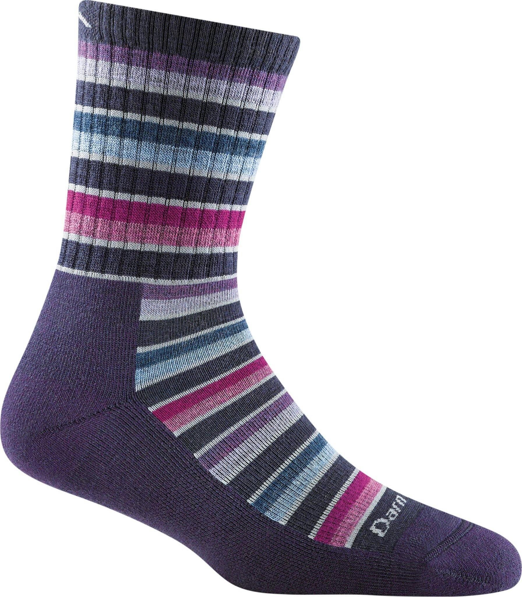 Product gallery image number 1 for product Decade Stripe Micro Crew Midweight with Cushion Socks - Women's