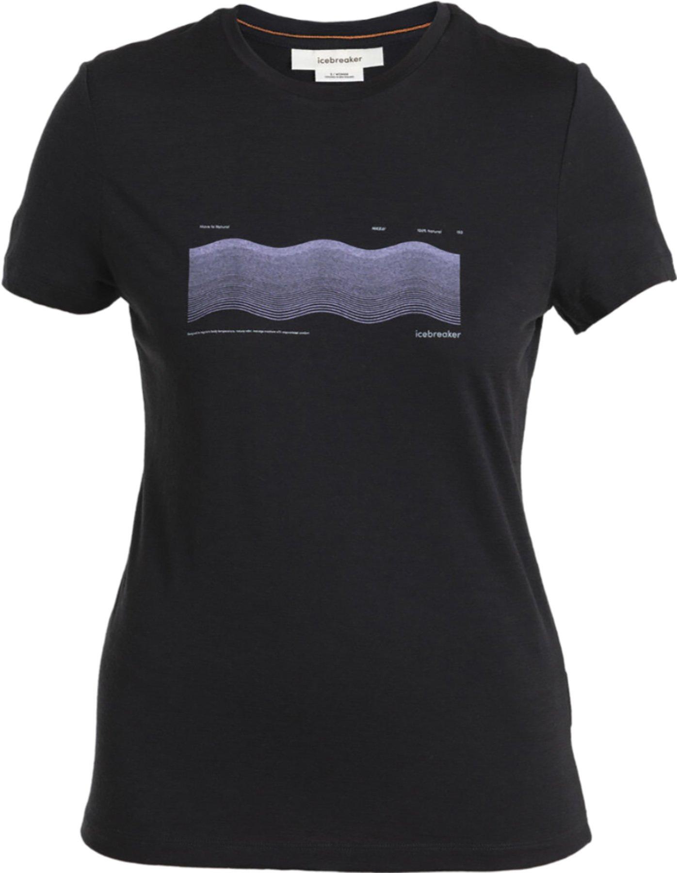 Image de produit pour T-shirt en laine mérinos Contour Waves 150 Tech Lite III - Femme