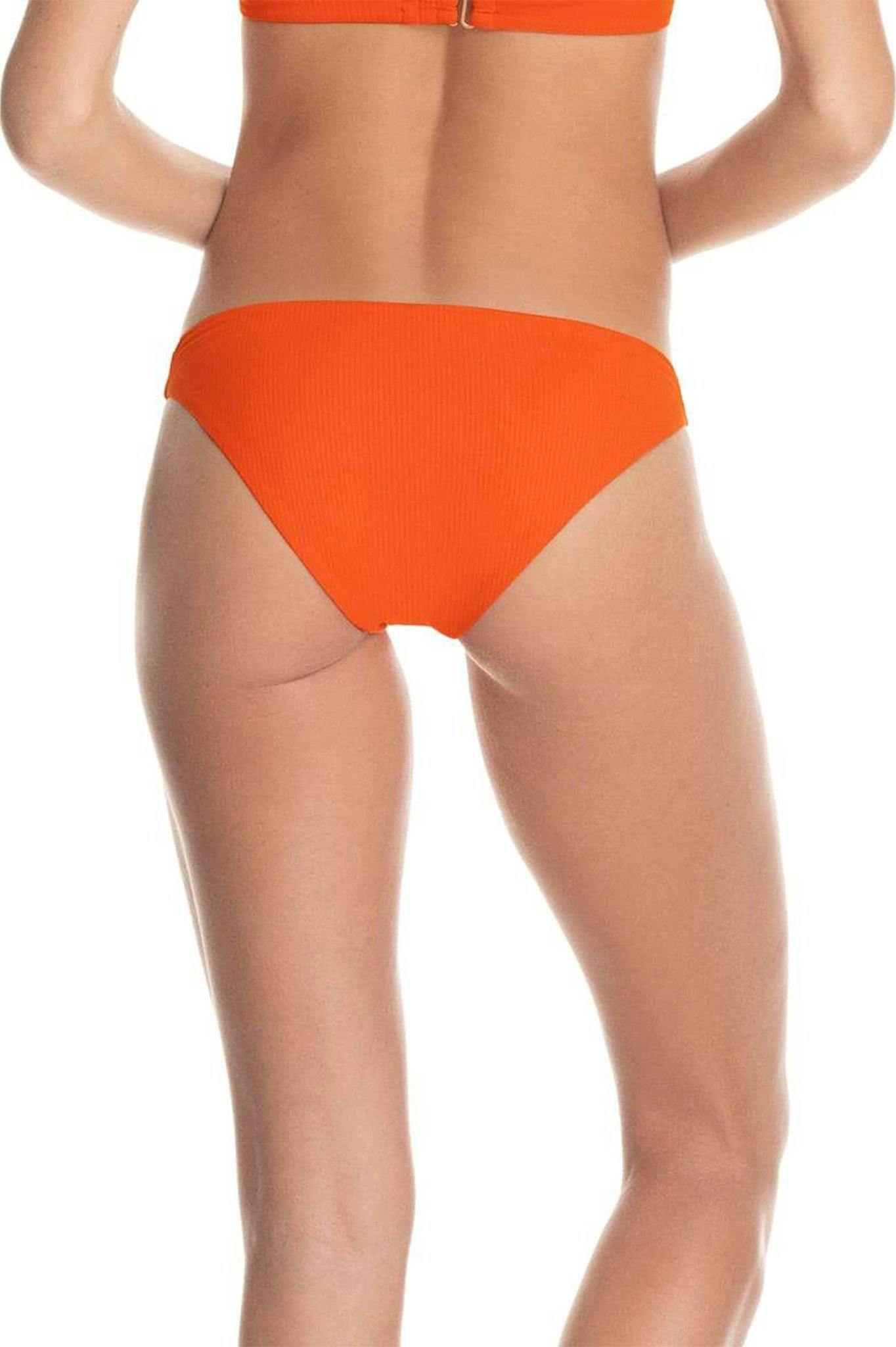 Product gallery image number 2 for product Ginger Orange Flirt Thin Side Cheeky Cut Bikini Bottom - Women's