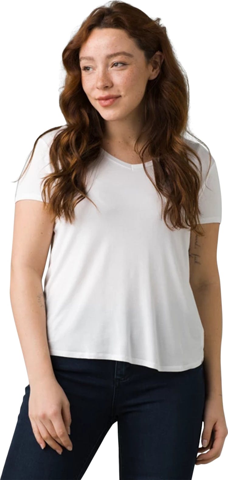Product gallery image number 5 for product Foundation Short Sleeve V Neck Top - Women's