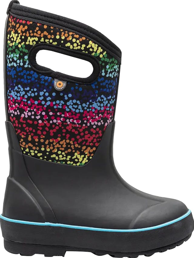 Product image for Classic II Rainbow Dots Insulated Rain Boots - Kids