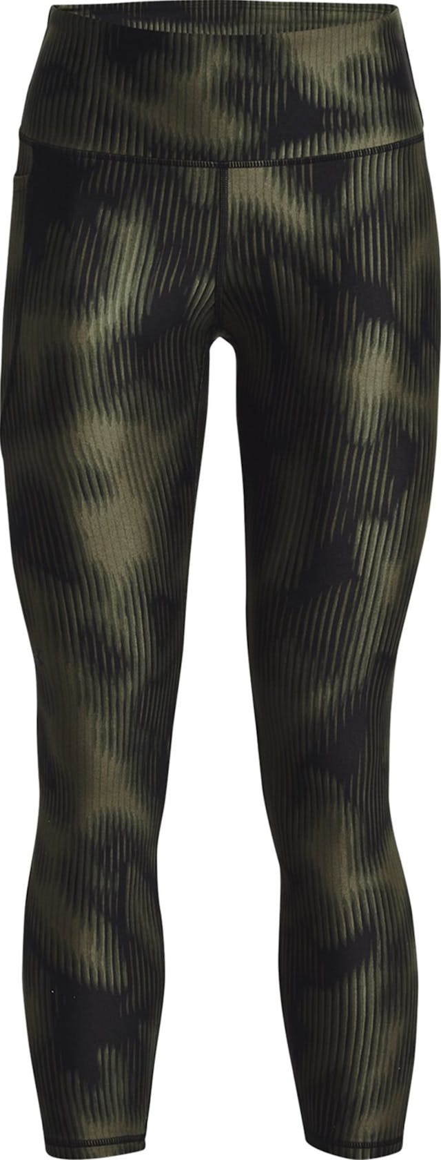 Product image for HeatGear Armour No-Slip Waistband Printed Ankle Leggings - Women's