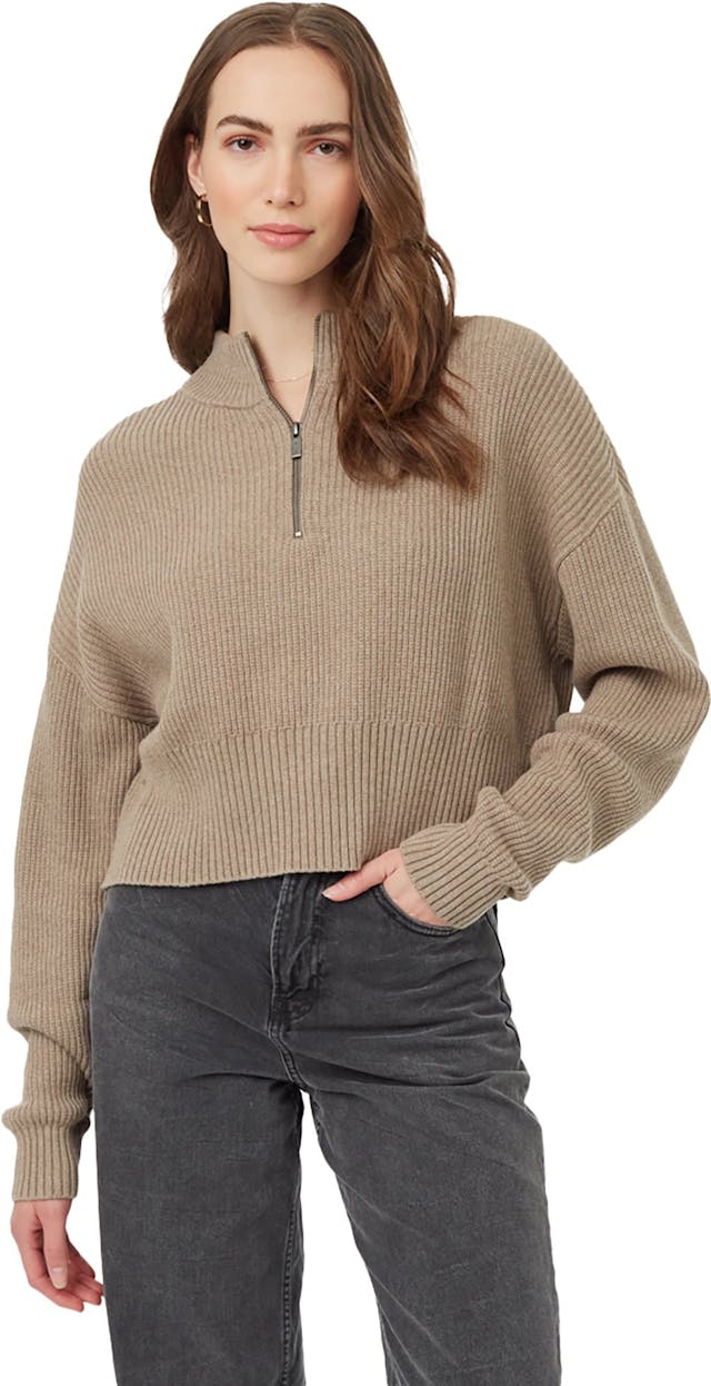 Product image for Highline 1/4 Zip Mock Neck Sweater - Women's