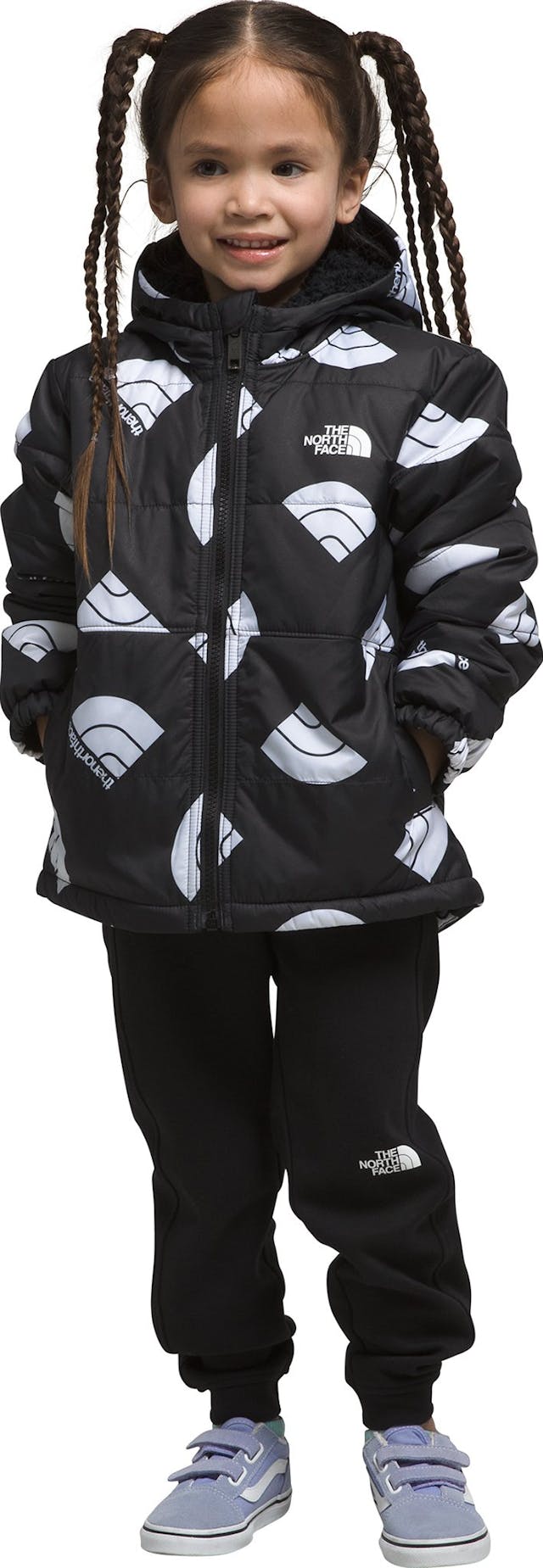 Product image for Mt Chimbo Reversible Full Zip Hooded Jacket - Kids