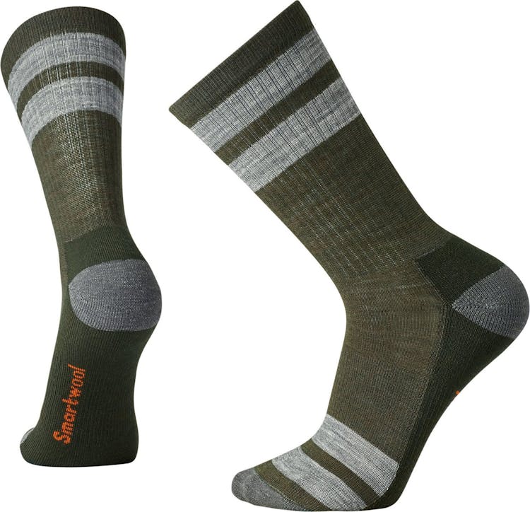 Product gallery image number 2 for product Striped Hike Light Crew Socks