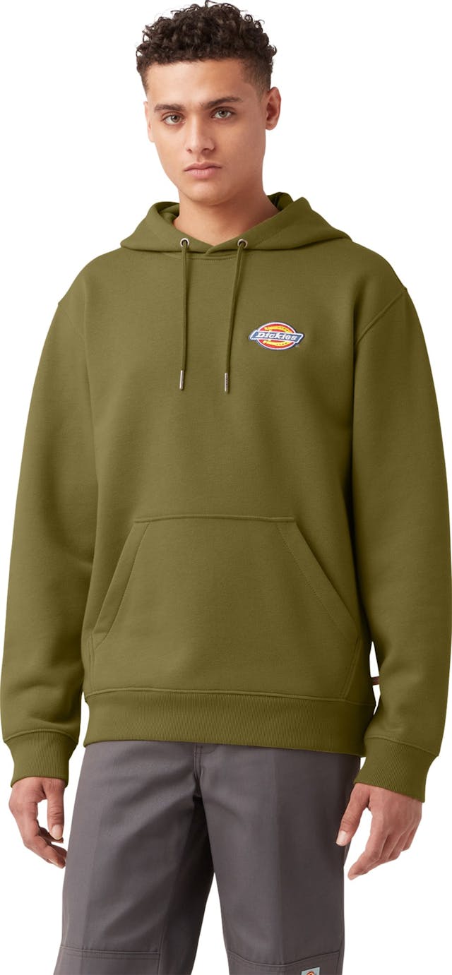 Product image for Fleece Embroidered Chest Logo Hoodie - Men's