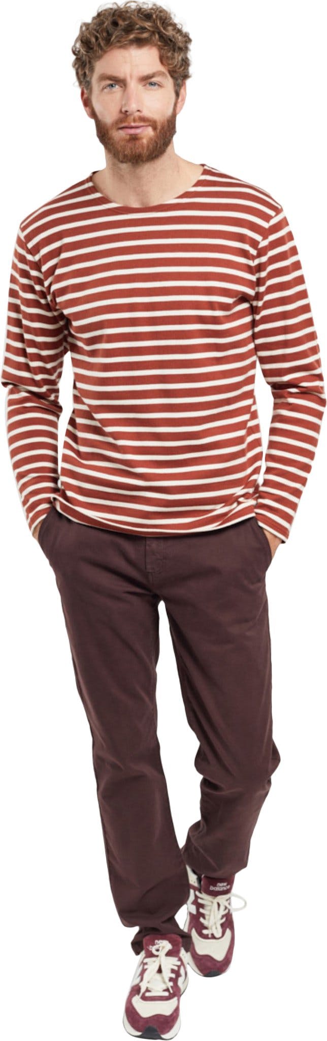 Product gallery image number 1 for product Rustic Cotton Breton Striped Jersey - Men's