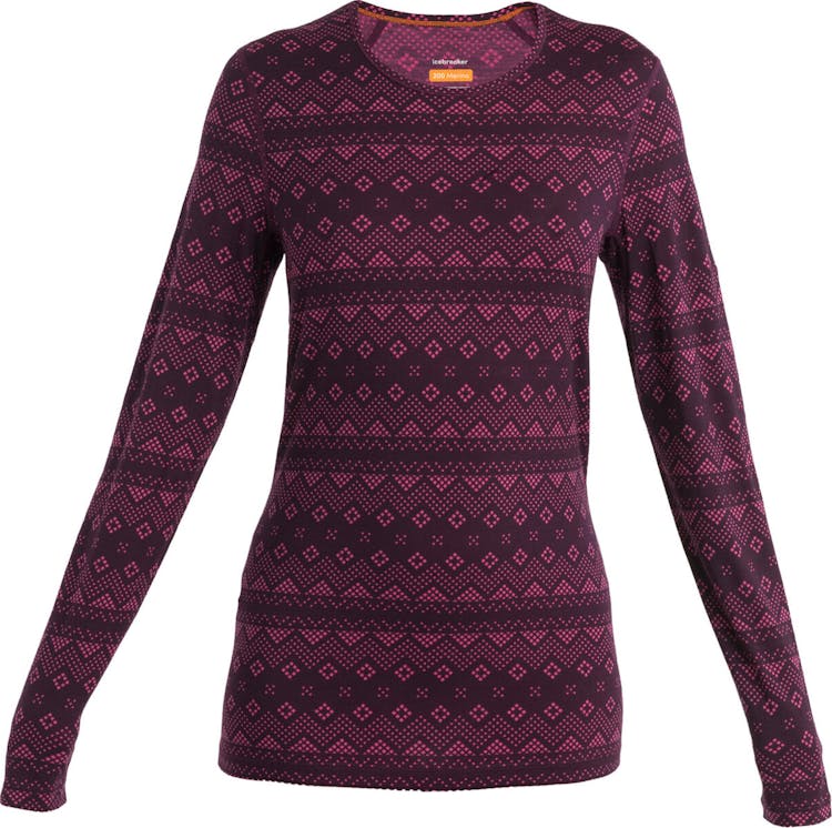 Product gallery image number 1 for product Merino 200 Oasis First Snow Long Sleeve Thermal Top - Women's